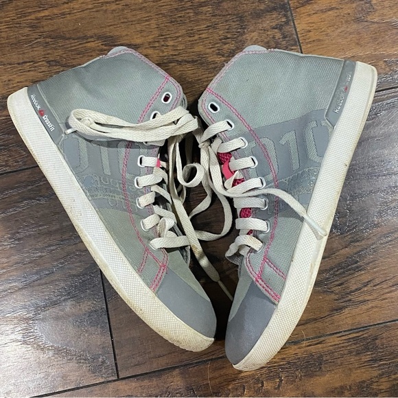 Reebok CrossFit Lite Tr 010 Powerlifting Training Shoes Womens Sz 7.5, Grey/Pink - Picture 1 of 5